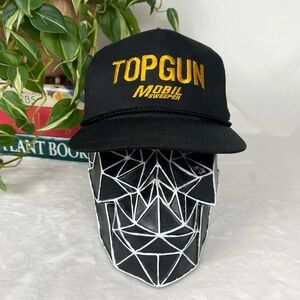 Vintage Top Gun Mobil Sweeper Snap Back Hat